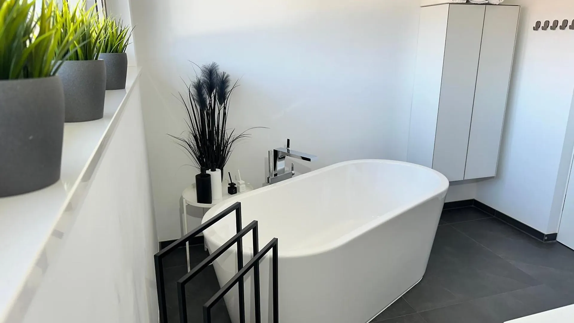 Apartment Ferienwohnung Black White Raubling