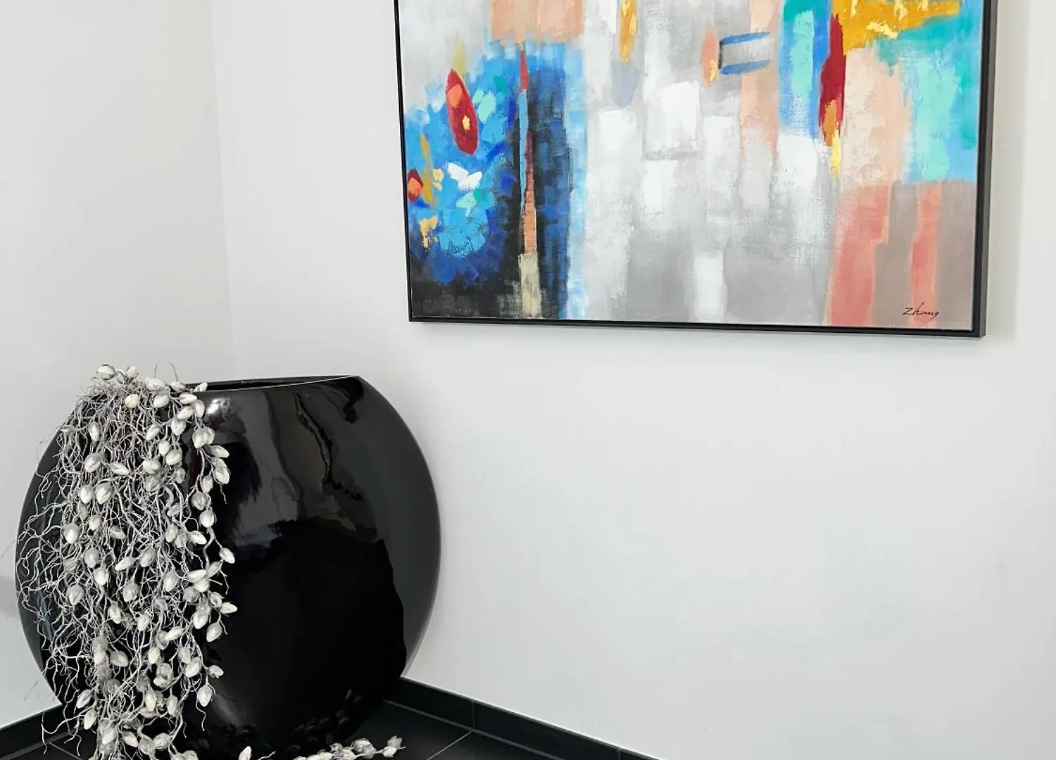 Apartment Ferienwohnung Black White Raubling